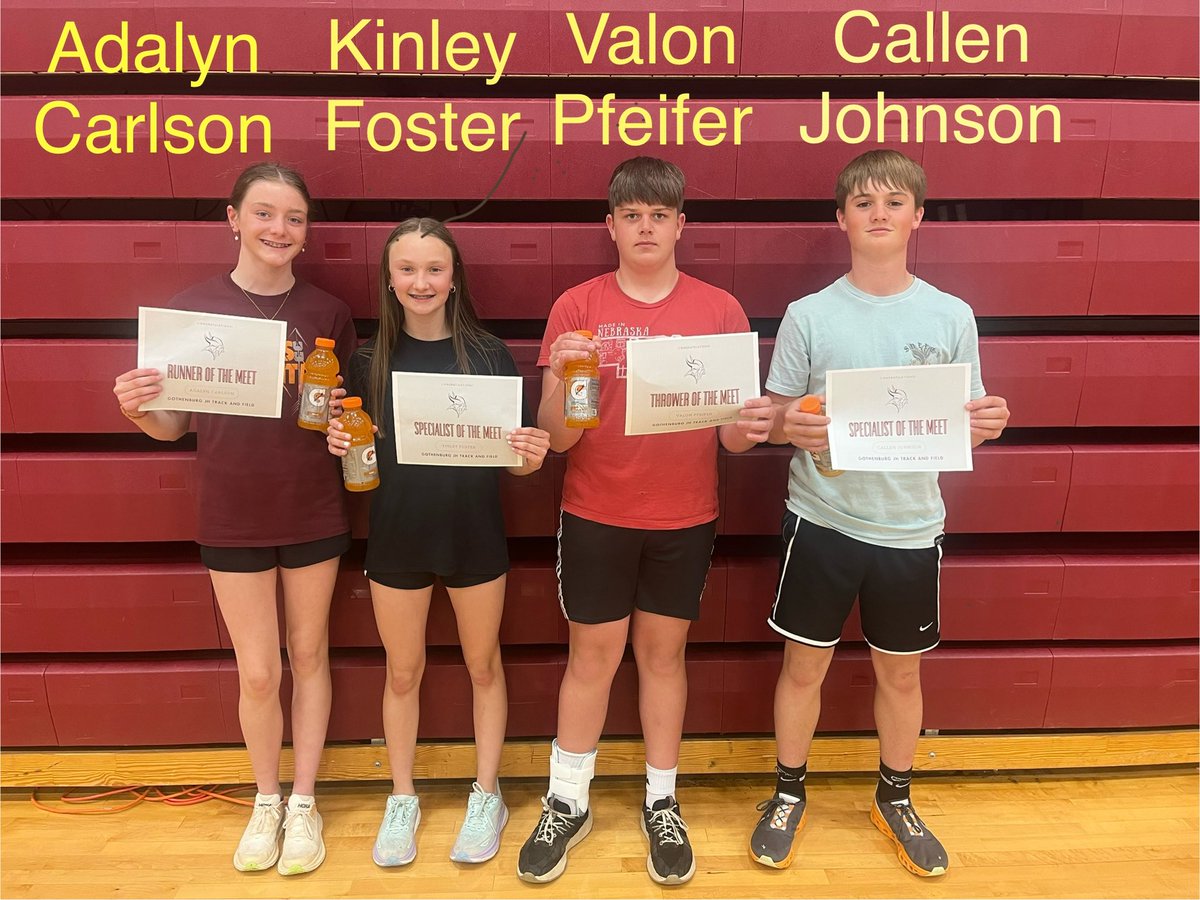 nrubenthaler's tweet image. At a 🥶 chilly end-of-the-week meet, these four showed grit, competing at a high level. JH Swedes continue to put in the work…and in doing so create new personal records. #athletesofthemeet @GBurgSwedes @TillerMargaret @SwedesAD @SwedeImpact