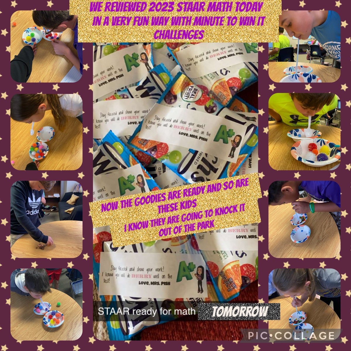 BrandiPish's tweet photo. Fun review today 💜💛🎉 https://t.co/WGTEn1BTsv