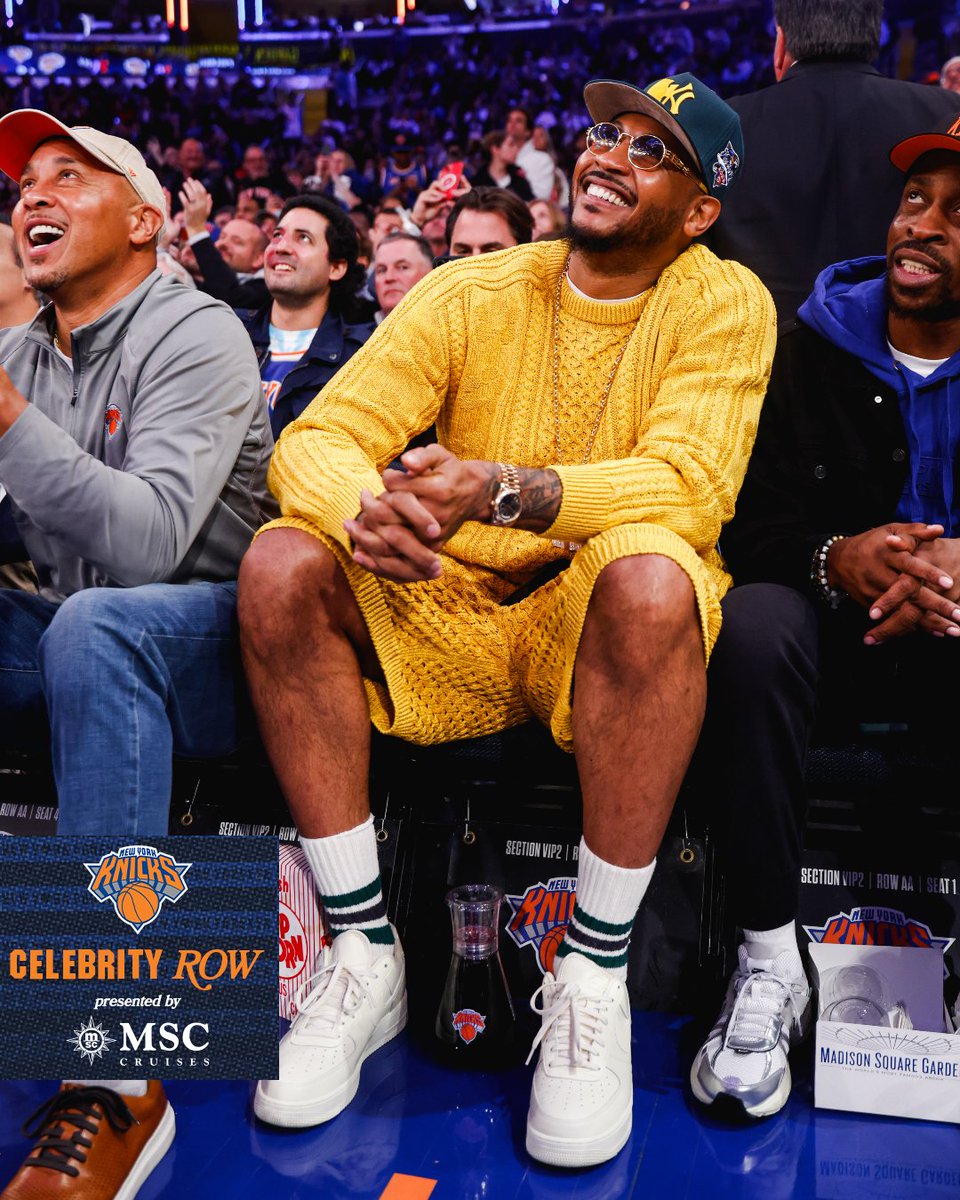 Our guy, @carmeloanthony 🧡💙