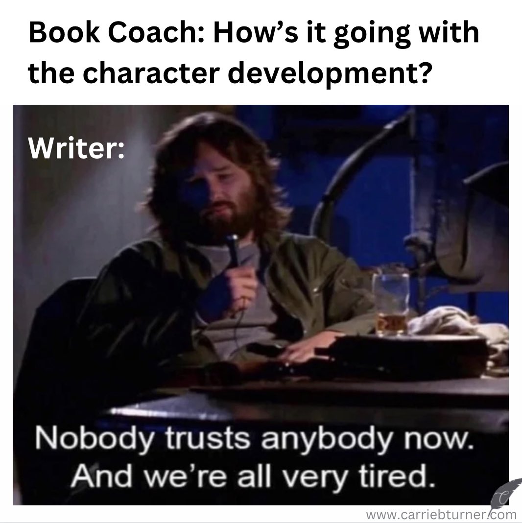 When you’ve fought as much as you can fight with your characters… 😂 

#authors #characterdesign #MemeMonday #bookmemes