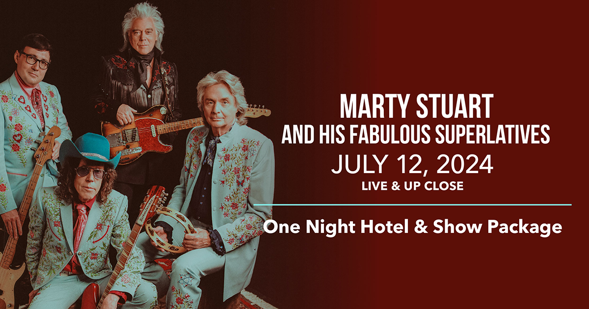 Country music fans– enjoy our One Night Hotel and Show Package on FRIDAY, July 12, with rates from $309! This package includes Two Premium Tickets to Marty Stuart & his Fabulous Superlatives! Details: sycuancasinoresort.book.pegsbe.com/promo?property…