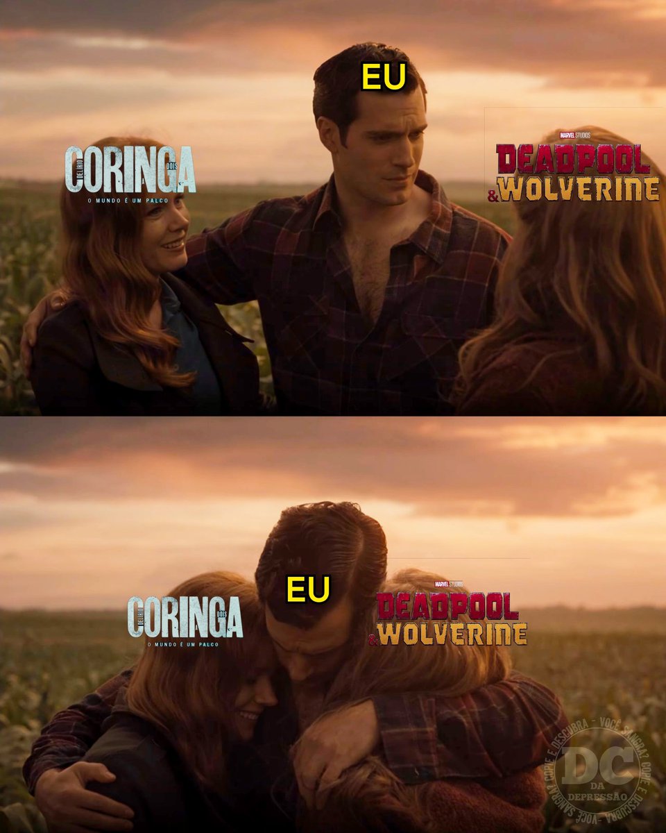 Perfeitamente equilibrado, como tudo deve ser Coringa 🤝 Deadpool & Wolverine