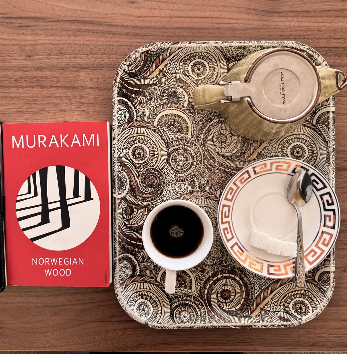 Finished reading Norwegian Wood by Murakami. This is my first introduction to him. I thought it would be a random light read. Love, coming of age etc. Didn’t expect it to contain such heavy themes of death, grief, way too explicit content (which I could do without tbh). 8/10