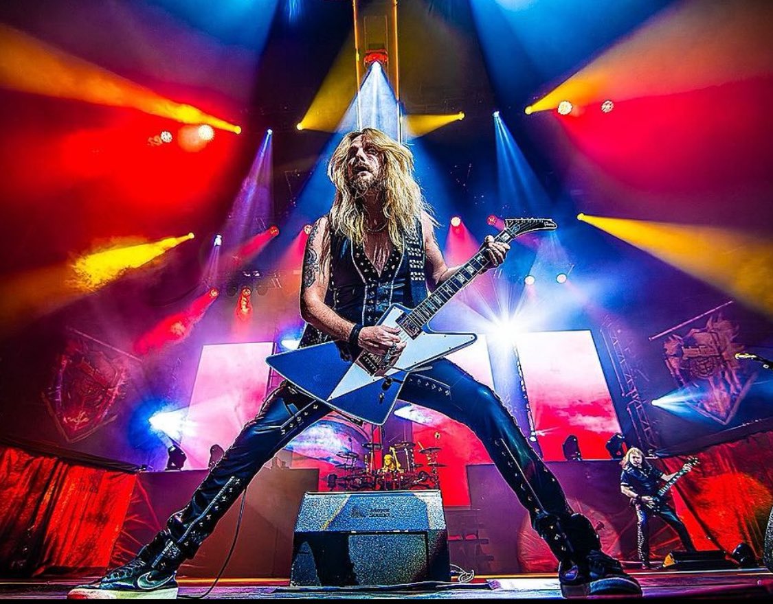 Richie Faulkner of Judas Priest at Prudential Center in Newark, New Jersey on April 19, 2024. 

#RichieFaulkner
#JudasPriest