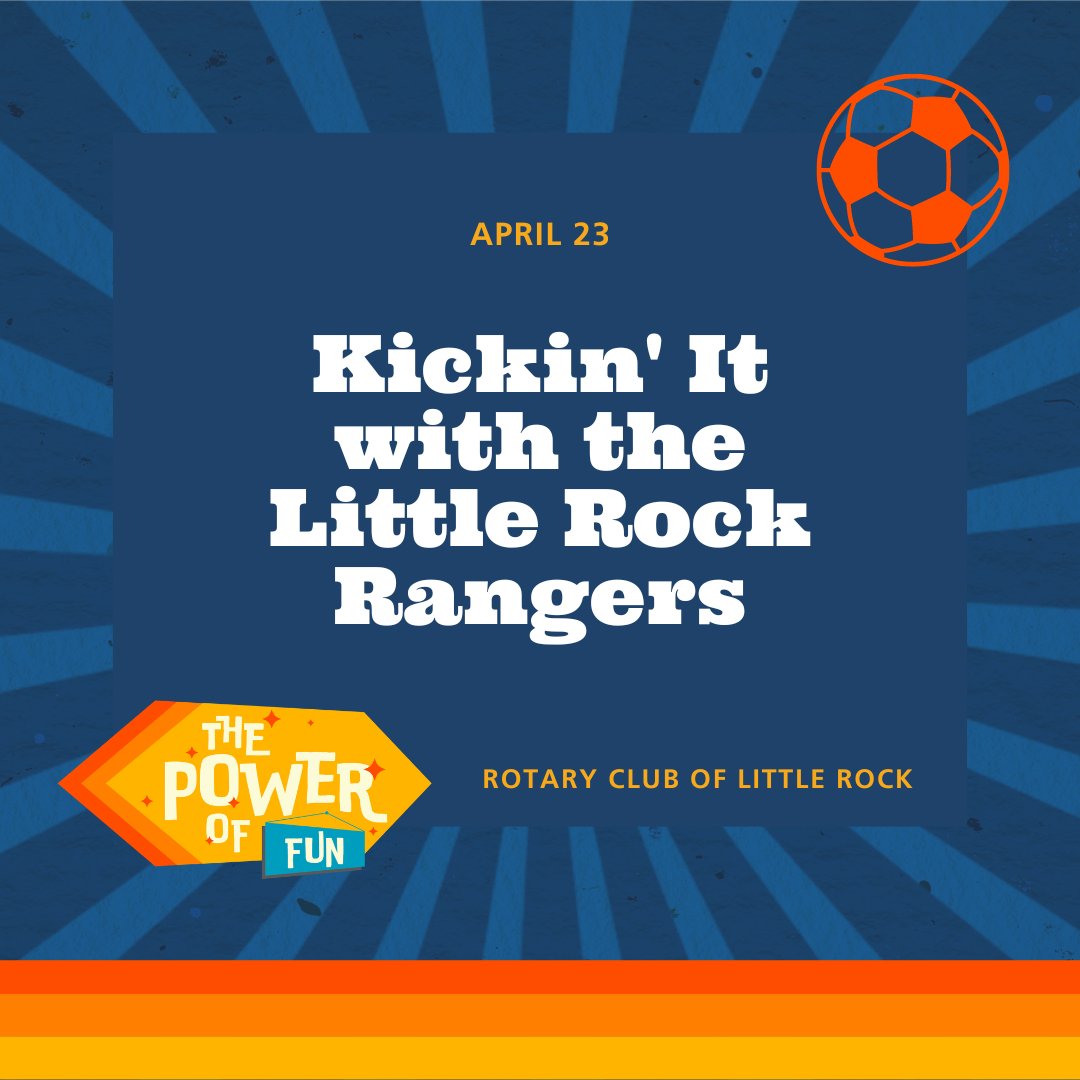 Join TOMORROW us as we learn more about Little Rock's only semi-professional league and the growth of soccer for all ages throughout the state. We'll see you there!