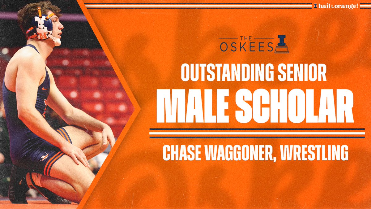 IlliniAthletics's tweet image. 2024 Oskee Awards
Outstanding Senior Male Scholar

🔸 Chase Waggoner of @illiniwrestling

#Illini | #HTTO