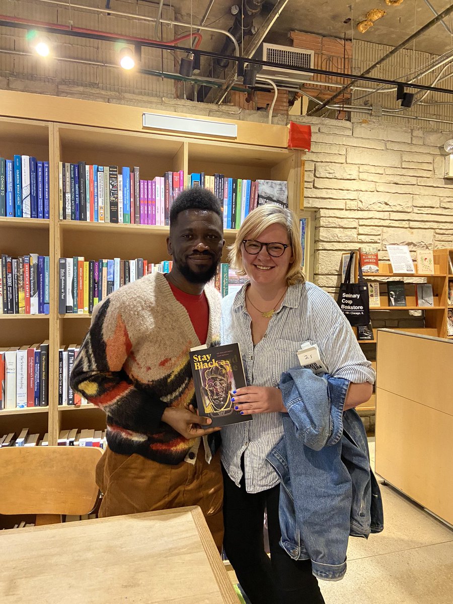 Got to catch up with my brilliant Duke PhD cohort-mate @imeanswhatisays, listen to him talk about his game-changing book, STAY BLACK AND DIE, and get it signed! Get your hands on a copy and read it now.