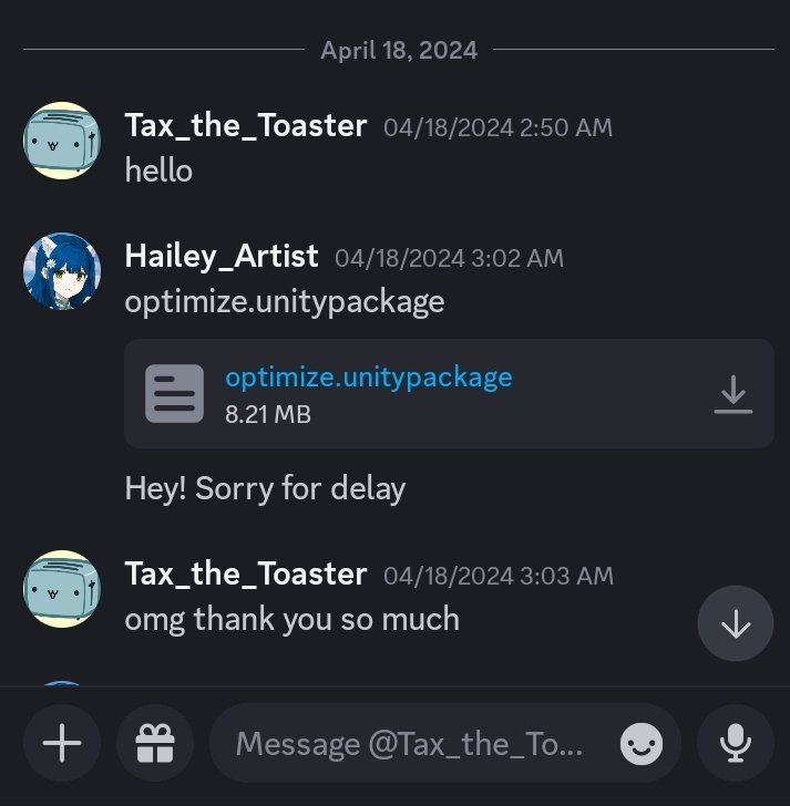 HAILEY ❤️ VTUBER / VRCHAT COMMISSIONS OPEN (@hailey_art2) on Twitter photo Vroid Avatar Optimize & Quest capable Done for my client. Discord : tax_the_toaster
#TwitchStreamers #logo #animation #twitch #3D_model #Vtuber #ENVtubers #Robot #Vrchat #Avatar #2D #3D #Model #Pngtuber #Streamer #twitch #steam #emotes #gfx #modeler
<a href="/ScrimFinder/">Scrim Finder</a>
<a href="/TwitchSharing/">Sharing Your Stream!</a> Vroid Avatar Optimize & Quest capable Done for my client. Discord : tax_the_toaster
#TwitchStreamers #logo #animation #twitch #3D_model #Vtuber #ENVtubers #Robot #Vrchat #Avatar #2D #3D #Model #Pngtuber #Streamer #twitch #steam #emotes #gfx #modeler
<a href="/ScrimFinder/">Scrim Finder</a>
<a href="/TwitchSharing/">Sharing Your Stream!</a>