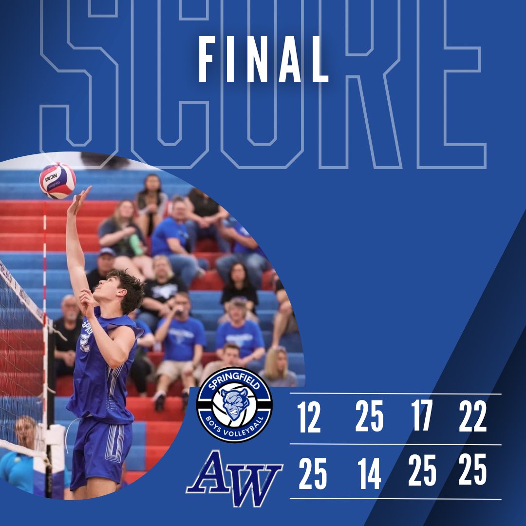 Final from Whitehouse. 

Our hustle, grit, and fight to the end continues to grow as we head into the post season tournament. 💪🏻

Back in action Thursday at HOME vs Scott. 

😈🔥🏐

#ohsaaboysvolleyball #boysvolleyballisback #springfieldboysvolleyball #springfieldstrong