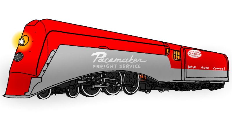 Decided to draw the @Trainworld exclusive Pacemaker Hudson, it's a beautiful looking engine!