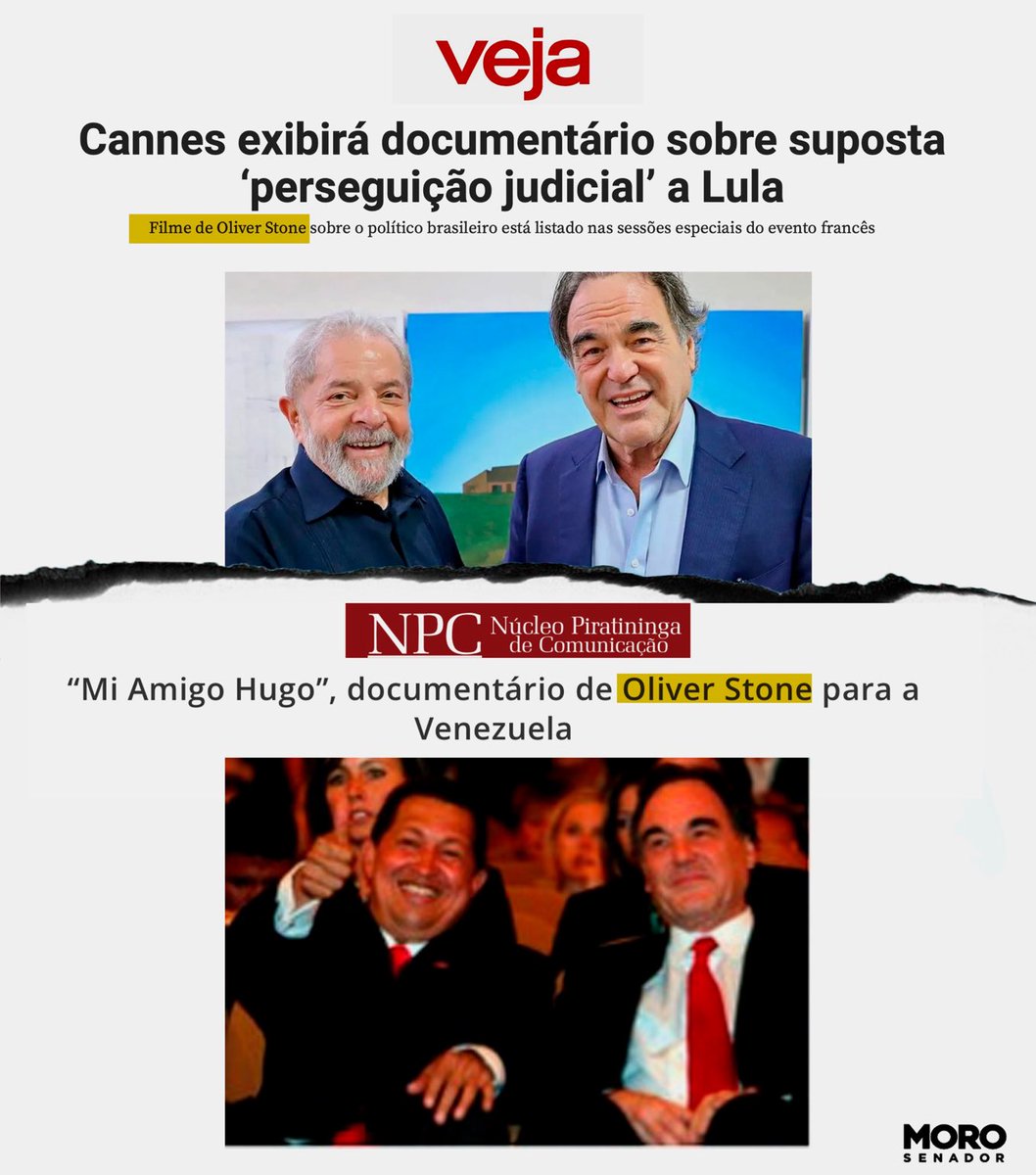 Do mesmo diretor de “Meu amigo Hugo (Chavez)”, divulgado um novo suposto documentário (Veja foi precisa), agora sobre Lula. Perigoso ser uma sequência.