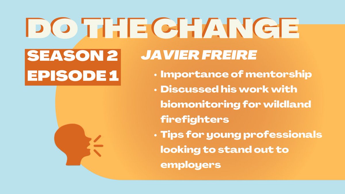 #DoTheChange's most recent episode joined by Javier Freire has just been posted! Listen now to hear us unpack his story and reveal tips for young professionals entering the fields of #OccupationalHealth and #Ergonomics. open.spotify.com/show/0FNkriAZo… #ProfessionalDevelopment #OEHS