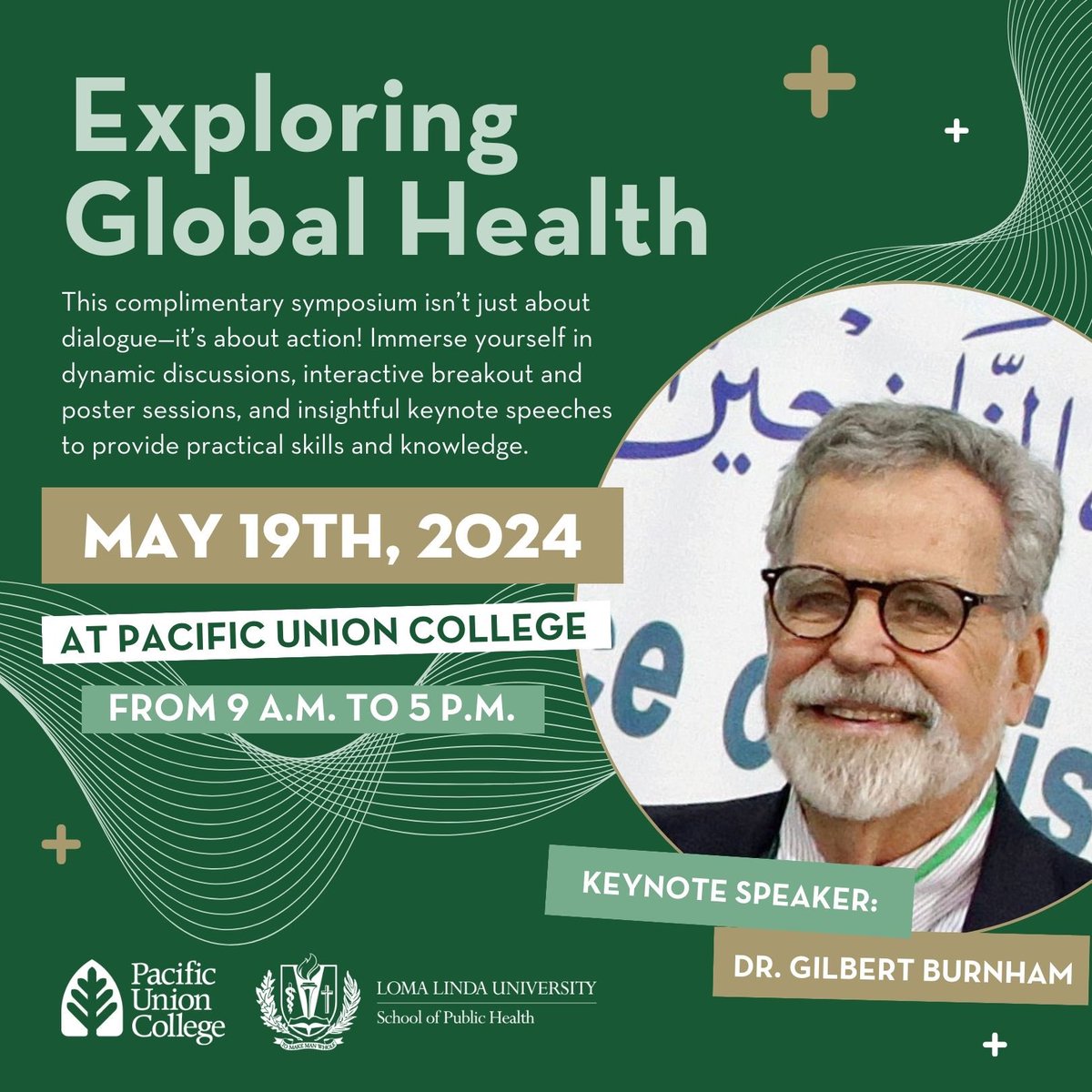 ✨ Join us on Sunday, May 19, at Pacific Union College (PUC) and dive into the complexities of global health issues through the lens of collaborative, health equity 🌍💚✨

➡️ Register at: puc.edu/global-health-… 

#PUCNow #LLU #GlobalHealth #SignUpToday #MondayMotivation @llusph