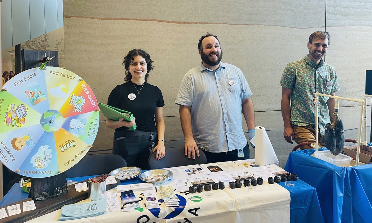 Question: What do air pollution, the Wheel of Science & plant chemical tests have in common? Answer: Inspiring the next generation of Junior Toxicologists, of course! 🏭 🎡 🌱 Thank you all for visiting our booth at @CaliforniaEPA & @CalNatResources #EarthDay2024!  🎉