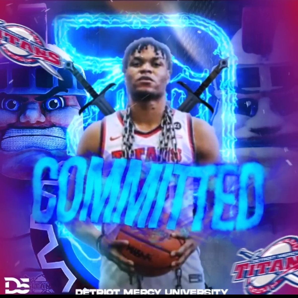 I will like to thank @CoachRoRussell @GRCELITE for being there for me all this year and I’m proud to be part of the family also I will like to thank @CombineMbb I appreciate all the love. I will be committing to the university of @DetroitMBB let’s work ❤️🏀 @lamontastone