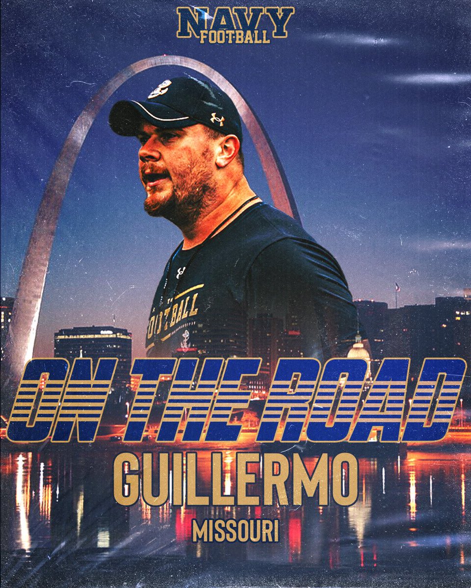 On the trail… looking for future Midshipmen! LETS GOOO!!!! #GoNavy | #NavyOL