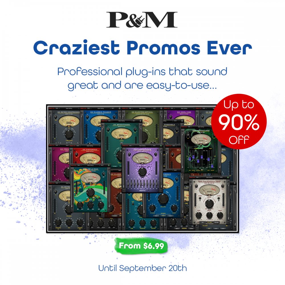 Our CRAZIEST DEALS EVER: All our products are on promo as of today... We are offering our plug-ins from $6.99 (up to 90% Discount). Don't miss out on an opportunity of getting pro results at a bargain price! dlvr.it/T5swwq
