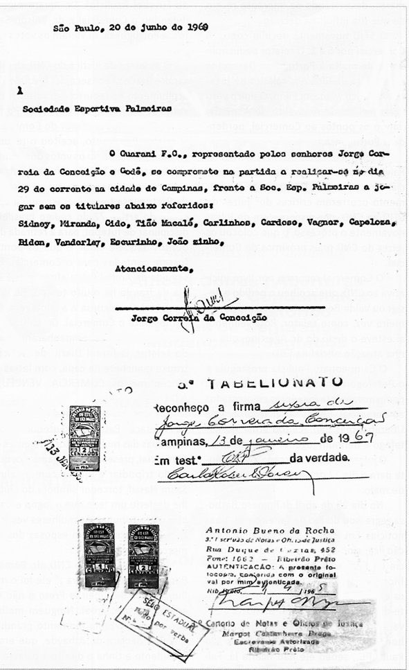 Registrar um acordo em cartório para nao cair no Paulista de 1968 só o seu time .<a href="/CustodioDias/">Custódio Dias</a> 

#recibo #Flamengo