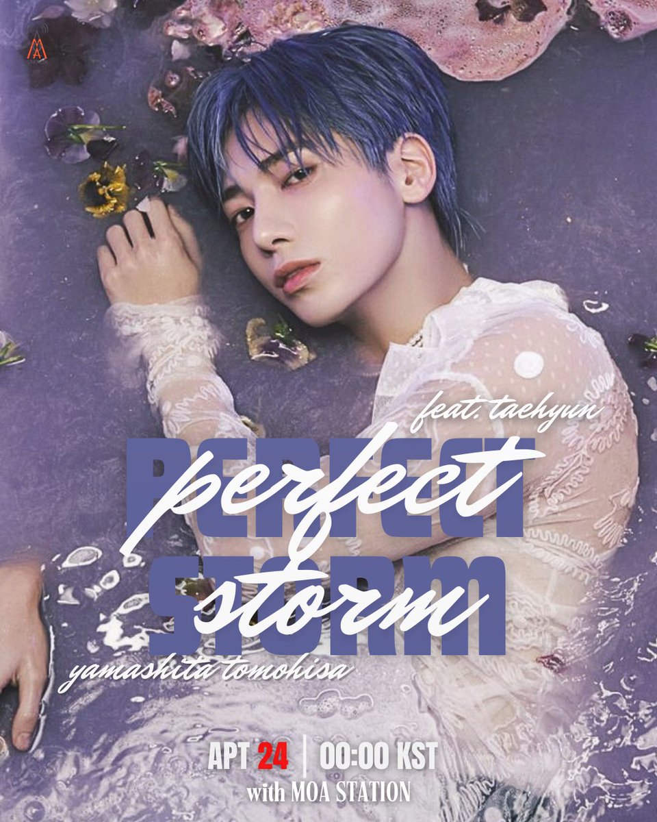 o m g we're so neaaarrr D-1 TO PERFECT STORM TAEHYUN OST ON APRIL 24 #PerfectStorm_feat_TAEHYUN #BlueMoment_WithTaehyun #テヒョンとのブルーモーメント #TAEHYUN #TOMORROW_X_TOGETHER @TXT_members