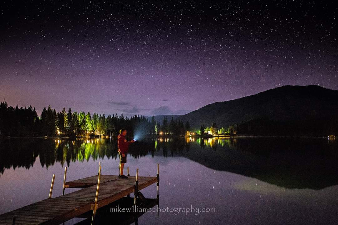 A night under the stars and Aurora Borealis. #mikewilliamsphotography #montanamoment #Auroraborealis #nightskies #stars #canonphotography #canon #canonusa #canonr5