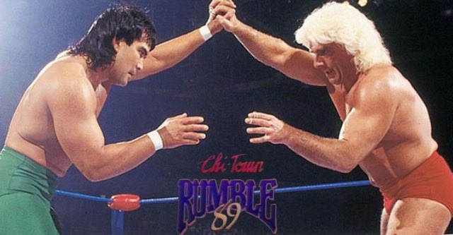 Definitely an amazing match last night, BUT! @REALSteamboat & @RicFlairNatrBoy had the best match in Wrestling history at #ChiTownRumble February 20th 1989. 
Nothing has touched it, Best trilogy as well. IMO. #nwa #oldschoolwrestling #classicwrestling #wrestlingwithclassics