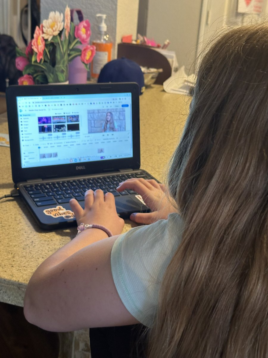 When your daughter is running for Choir Social Chair at her school and needs to make a campaign video. This instructional technologist is overjoyed she chose @WeVideo as her platform 🥰#voteforaudrey