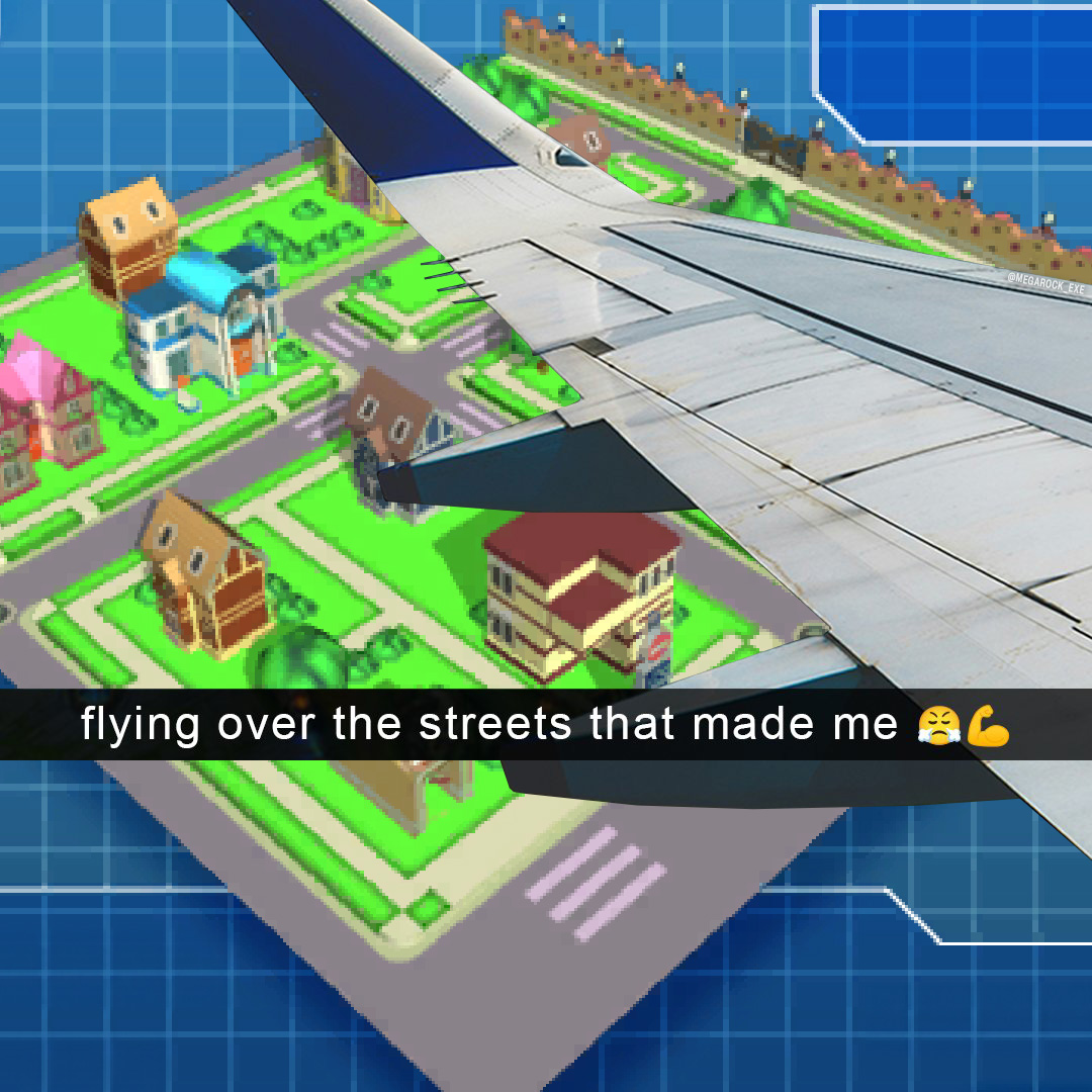 flying over the streets that made me 😤💪