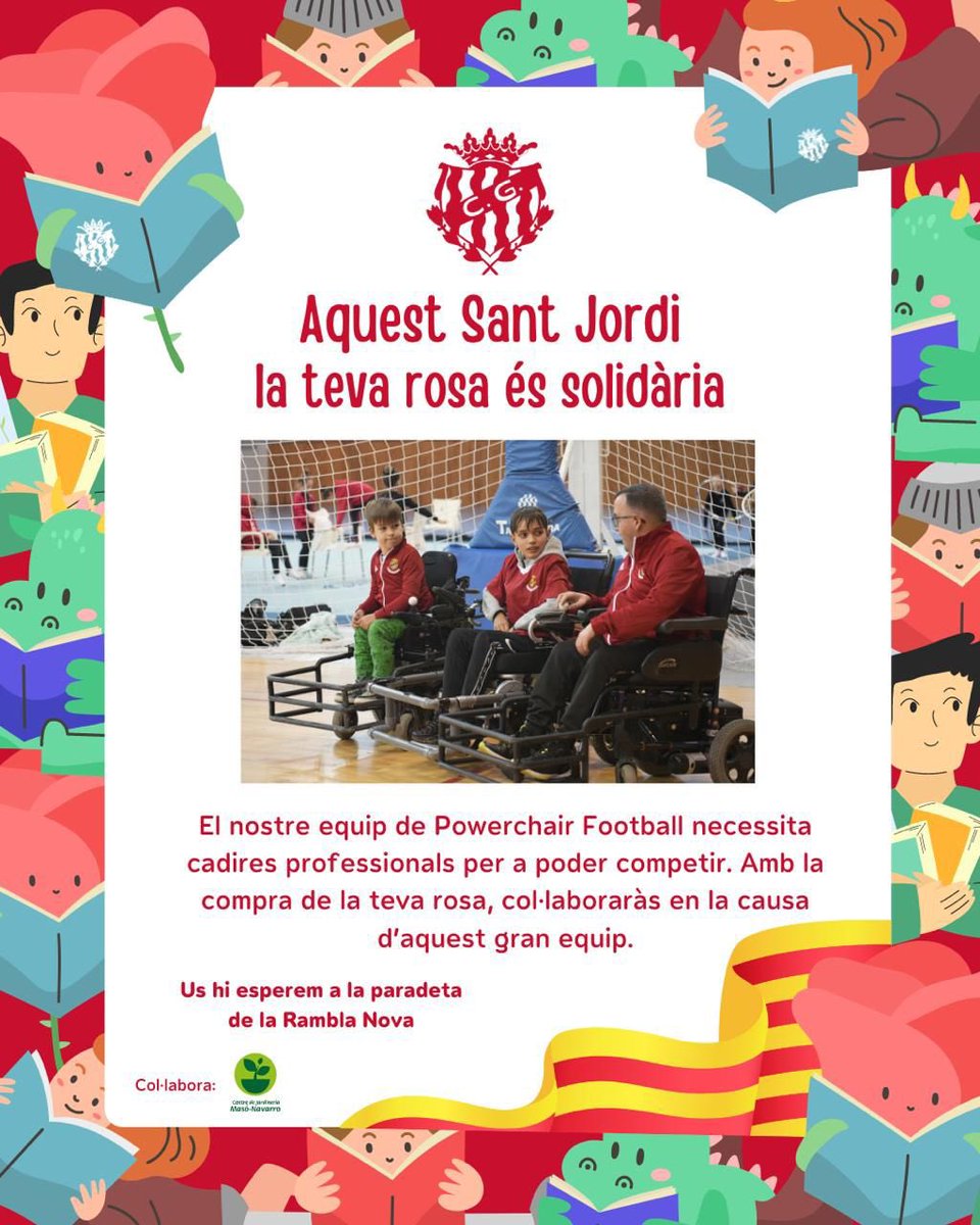 🌹📕 El Nàstic torna a la Rambla Nova per Sant Jordi‼

❤️✍ Roses solidàries amb Garden Masó-Navarro i autògrafs:

🔴 12 h: <a href="/OscarSanz__/">OSCAR SANZ</a> i <a href="/nachoglez94/">Nacho González</a> del masculí
⚪️ 13 h: Ane i Helene del femení
⚫️ Genuine
➕ Participació de les seccions grana

#SentimenTarragoní