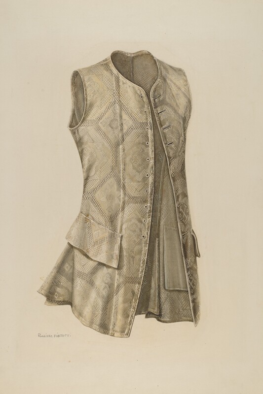 'Man's Waistcoat' by Ruggiero Pierotti, c. 1942