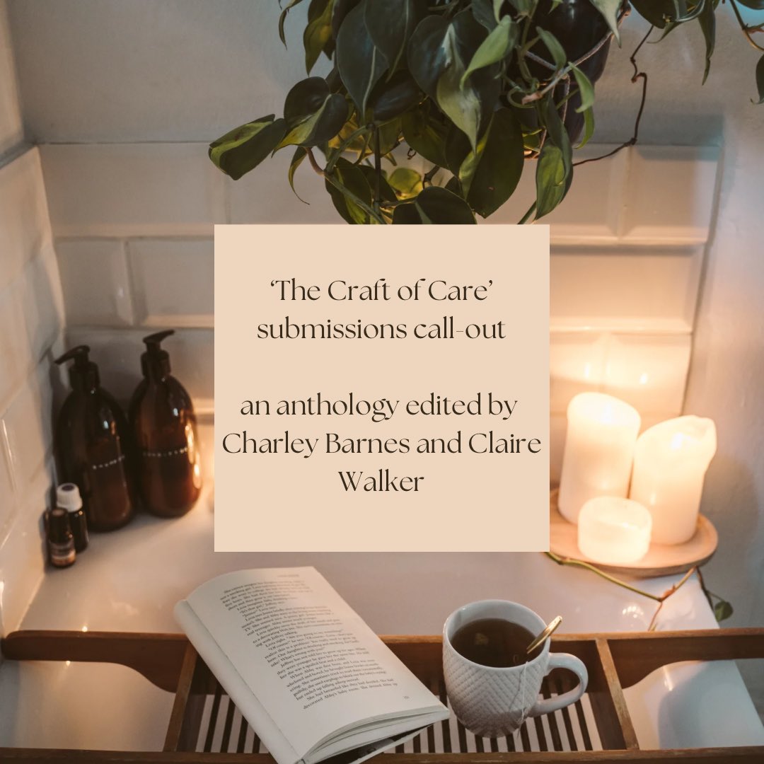 A start-of-the-week reminder that @ClaireWpoetry and I are still open to submissions for our Craft of Care anthology, which aims to explore caregiving through works of creative nonfiction and poetry. Full details of the project can be found here: caregivinganthology.wordpress.com/submission-gui…