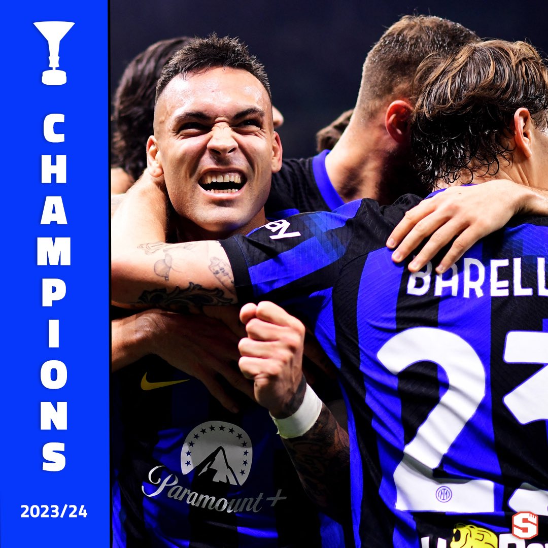 🏆 INTER WIN SERIE A! 🔵⚫️ A dominant season is complete in very sweet fashion as Inter seal the Scudetto with a derby win over AC Milan 🔥 Francesco Acerbi and Marcus Thuram score the goals in a 1-2 win for Simone Inzaghi’s side. #Inter #SerieA