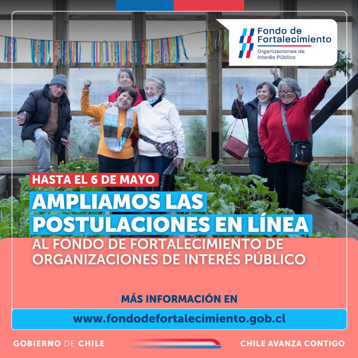 ¿Tienes un proyecto con impacto social pero te falta apoyo? Postula al Fondo de Fortalecimiento de Organizaciones de Interés Público, porque #LaFuerzaDeLasIdeas mueve #LosRíos #ValdiviaCL