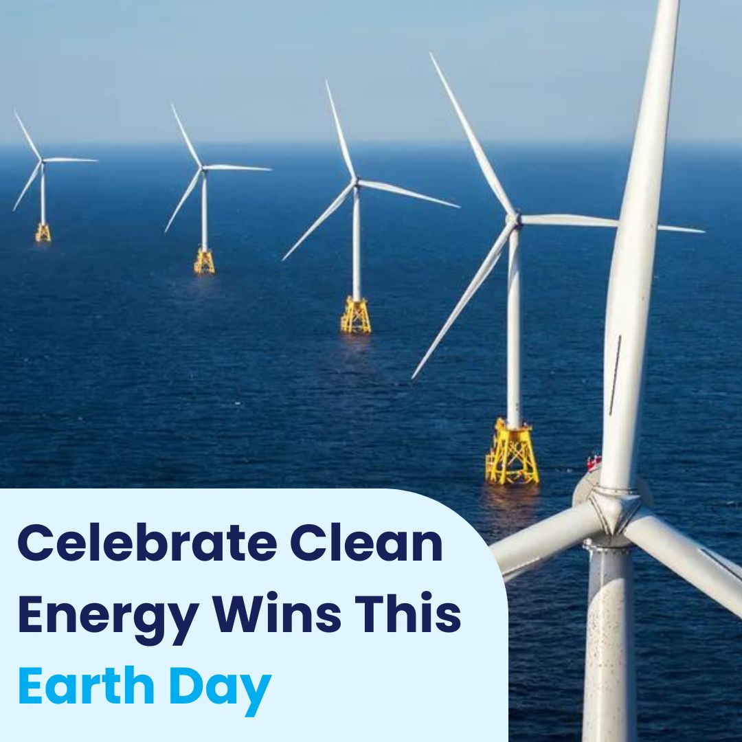 Offshore wind is currently powering tens of thousands of U.S. homes and businesses while helping to curb dangerous pollution. Let’s celebrate #EarthDay by embracing clean energy solutions like #OffshoreWind.