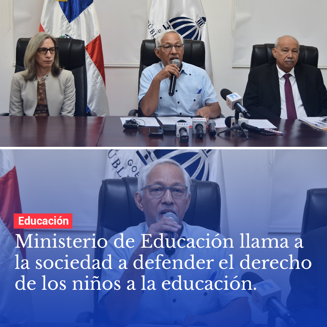 Ministerio de Educación llama a la sociedad a defender el derecho de los niños a la educación @educacionrdo 
 
👉🏻 809.do/ministerio-de-…

#809do #MinisterioDeEducacion #EducacionRD #Derechos 
Todas las #Noticias ingresando en ➡️ 809 🇩🇴 #RD