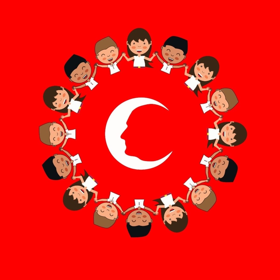 16 Yıldız ve 1 Hilal’den oluşan logomuz 23 Nisan vesilesiyle Türkiye Cumhuriyeti’nin geleceği ve yıldızları olan çocuklarımıza emanet ☺️ 🇹🇷 #YeniProfilResmi #23NisanÇocukBayramı