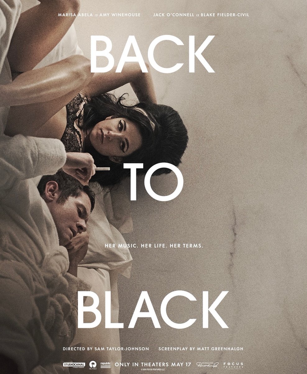 Back to Black, exclusive art. 📸 

Experience #BackToBlackFilm on the big screen at select #LandmarkTheatres on May 17th. Get tickets at the link below and visit the Landmark Sunset’s Amy Winehouse Tribute Exhibit now through the opening of the film.

🎟️ landmarktheatres.com/movies/306197-…