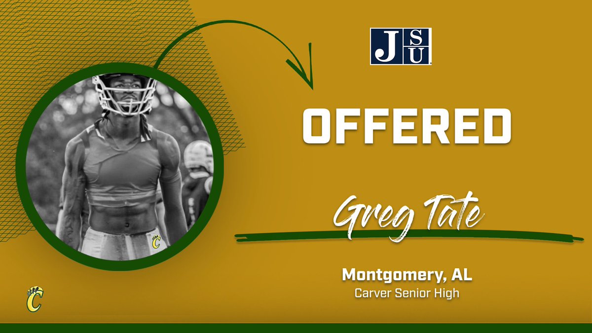 Congrats to @Gregory26628308 on his offer from @gojsutigersfb #welcome2thewest #recruitthewest