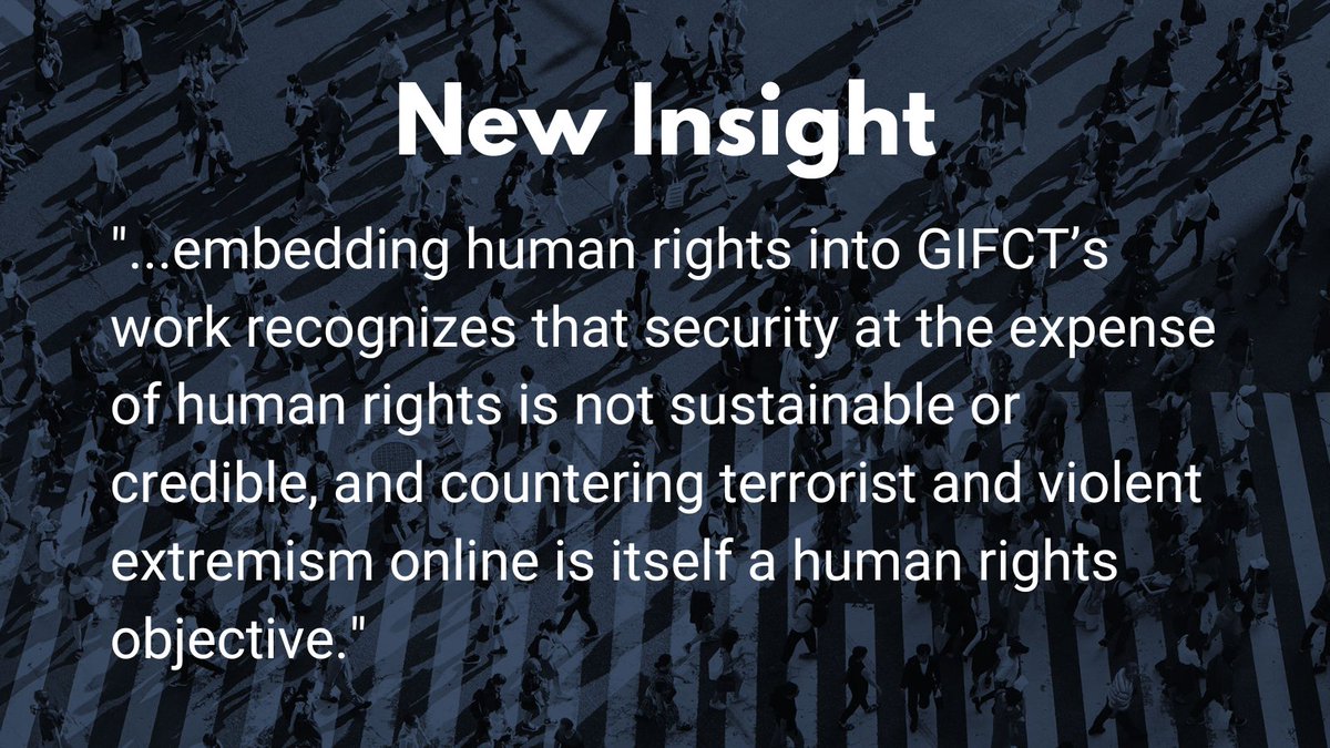 Last month, GIFCT worked with @BSRnews to convene an expert discussion on practical #humanrights-based approaches to preventing terrorists & violent extremists from exploiting digital platforms with @UN_OCT & @article19UN. Here's a summary of the panel: gifct.org/2024/04/22/hum…