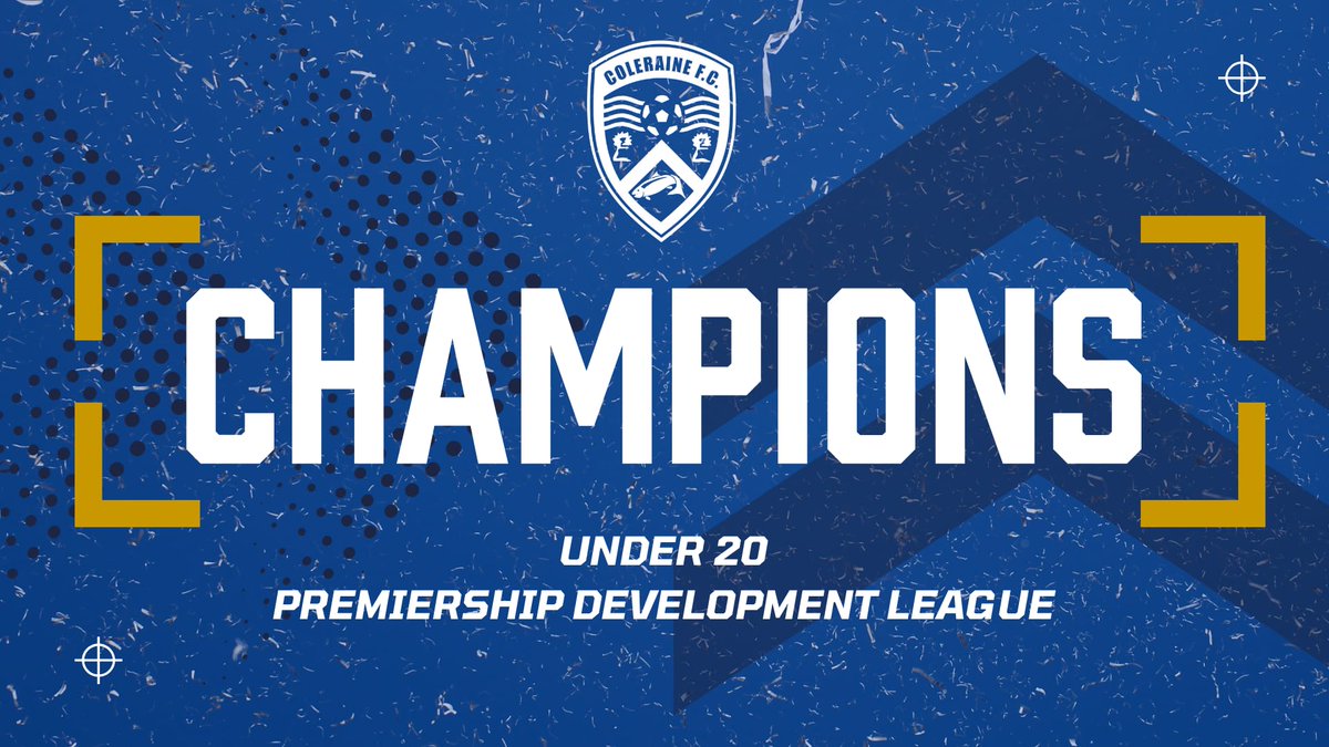 ColeraineFC's tweet photo. 🏆 congratulations to our U20's who are NIFL Academy League champions after a 6-0 win against Larne this evening.

Full credit to Marty Smith and the players for such a tremendous campaign 👊 #COTB https://t.co/9BPATBzbn9