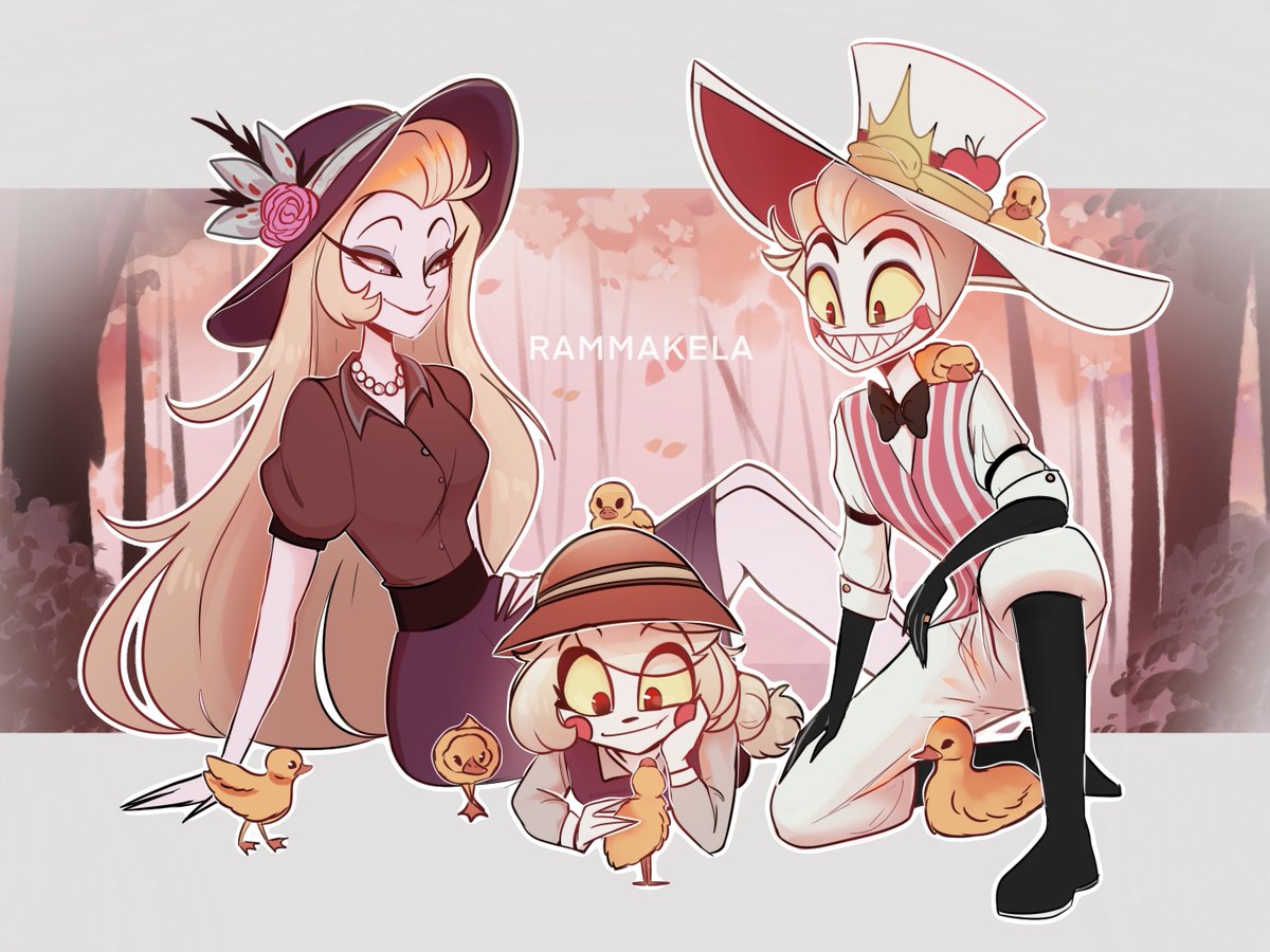 Morningstar family 🦆 

Please don't repost without permission 
#HazbinHotel #CharlieMorningstar #LuciferHazbinHotel #HazbinHotelLilith