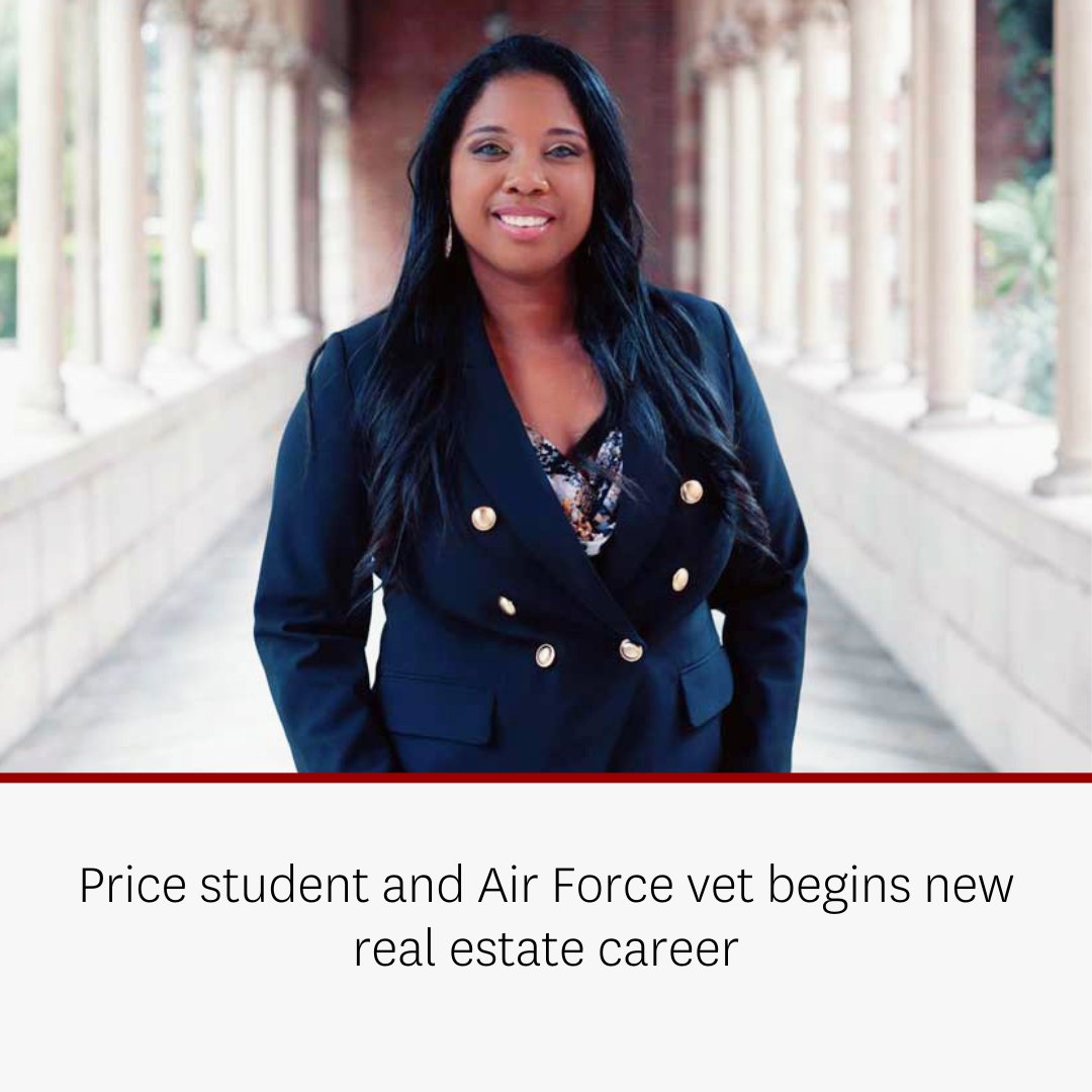 Keshia Albrecht (@KeshiaLynRED), 2024 #USCPrice Real Estate Development & @USCViterbi Construction Management grad transitioned her career from #AirForce Mechanic to #RealEstate Analyst. Learn how she's transforming Detroit's #housing landscape @Berkadia: uscprice.page/3W64GrG