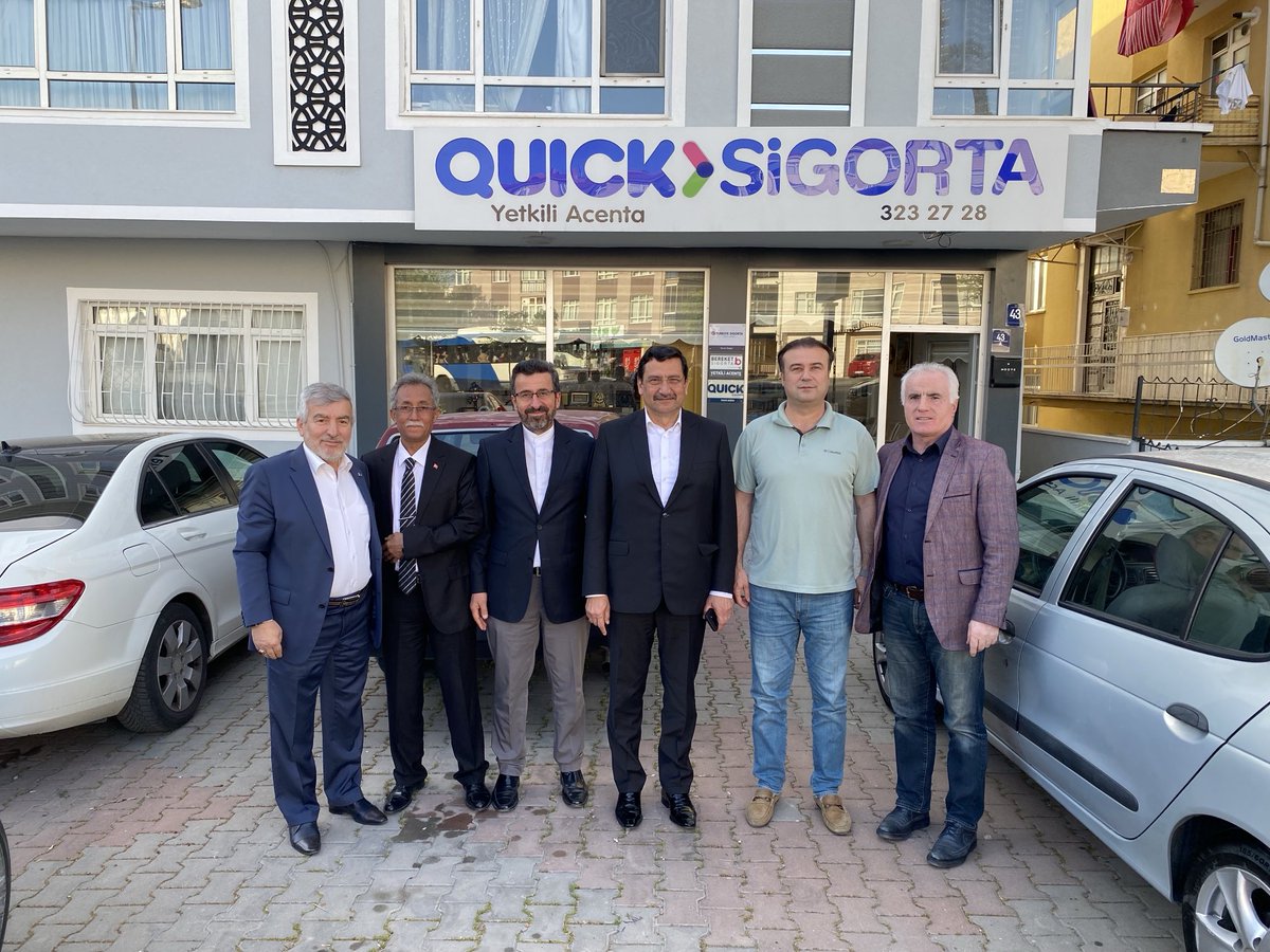 Önceki dönem Keçiören belediye başkanımız ⁦<a href="/kbbmustafaak/">Mustafa AK 🇹🇷🇵🇸</a>⁩ Başkan yardımcımız gürsel Yılmaz değerli kardeşim CENGİZ YILMAZ ve dostlarımız iş yerimizde ziyaretimize geldiler kendilerine teşekkür ediyorum