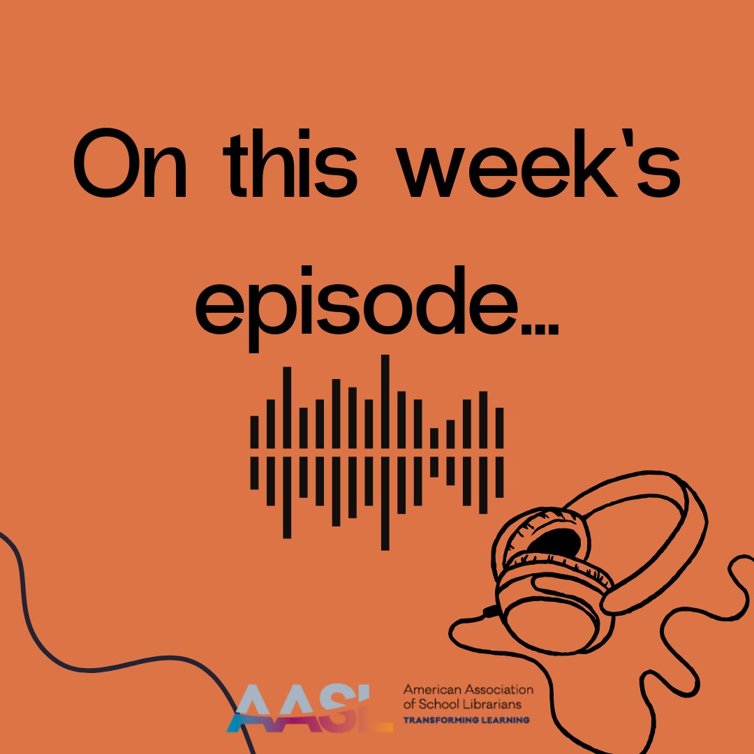 aasl's tweet photo. What is your favorite podcast to listen on the way to work? #AASLslm #SchoolLibraryMonth https://t.co/nJ9wyrTlr2 https://t.co/xSIDutlai2
