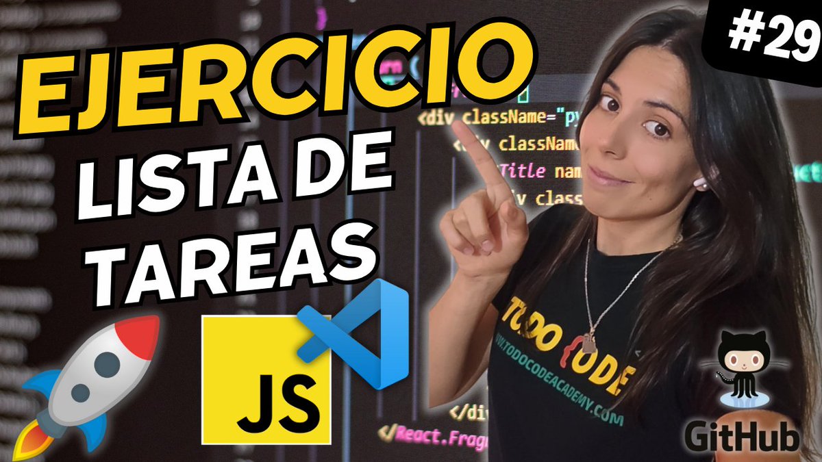 🚀 ¿Querés practicar lo que sabés de #javascript, #html, #css y ENCIMA también #git y #github? 😮 Entonces NO PODÉS PERDERTE ESTE MEGA EJERCICIO de una LISTA DE TAREAS desde cero! Y lo mejor de todo... Con repositorio completo y GRATIS!!! youtu.be/6YMDmZwfaSc