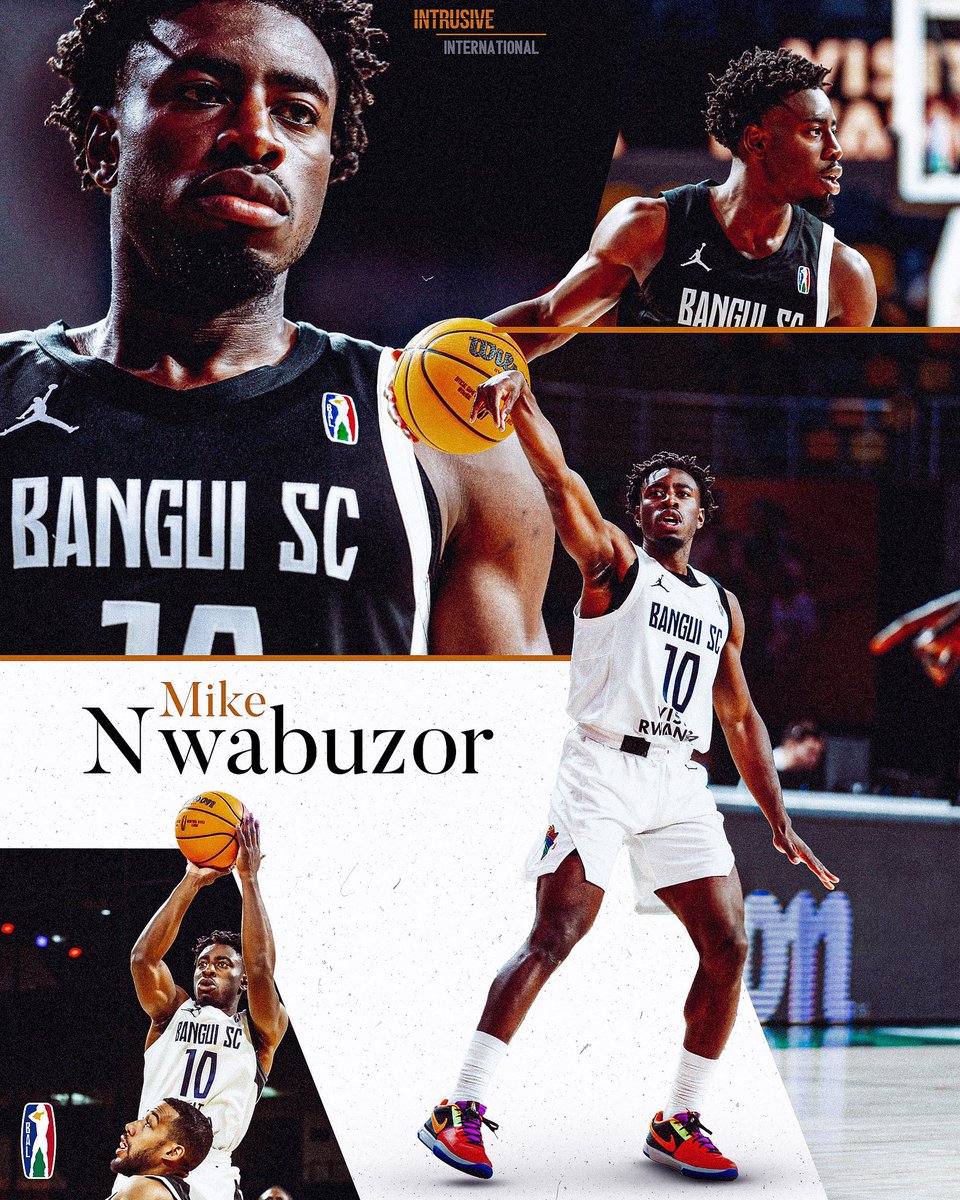 @Mikeyhooops x @theBAL 🤝 🌍 Best of luck to @Mikeyhooops as he competes in his 2nd season in the @NBA Basketball Africa League @theBAL Playoffs. #BeIntrusive!💥 #IntrusiveINTL