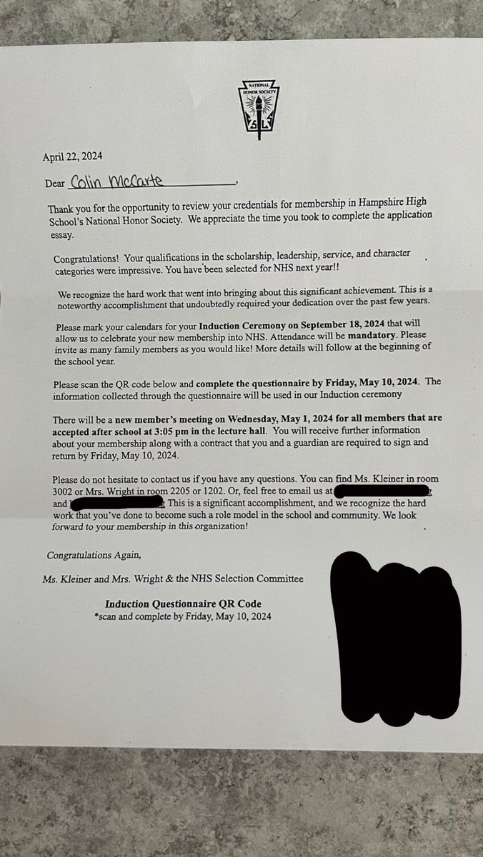 MccarteColin's tweet image. Blessed to be accepted into National Honors Society!
Working both on and off the field!
#STUDENTATHLETE #AGTG
@TopGunQB