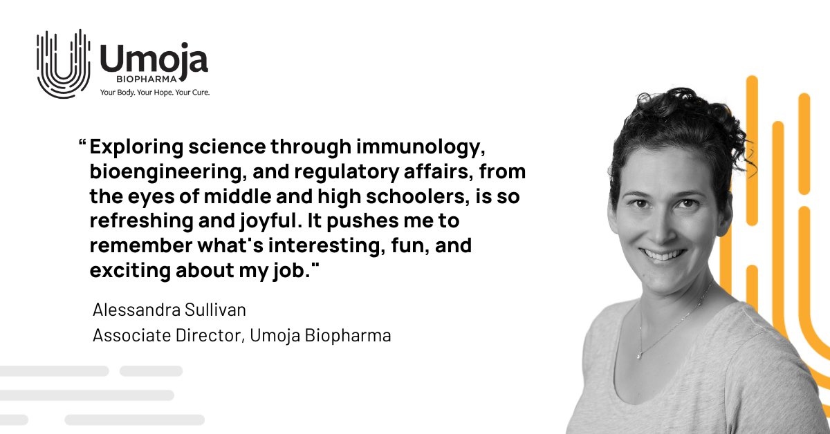 For #NationalVolunteerWeek, we're highlighting the great work Umojians are doing to shine light on #STEM careers all over Seattle and in Colorado. Thank you, Alessandra, for your work connecting Umoja with young talent so we can show them new opportunities. #GlobalVolunteerMonth
