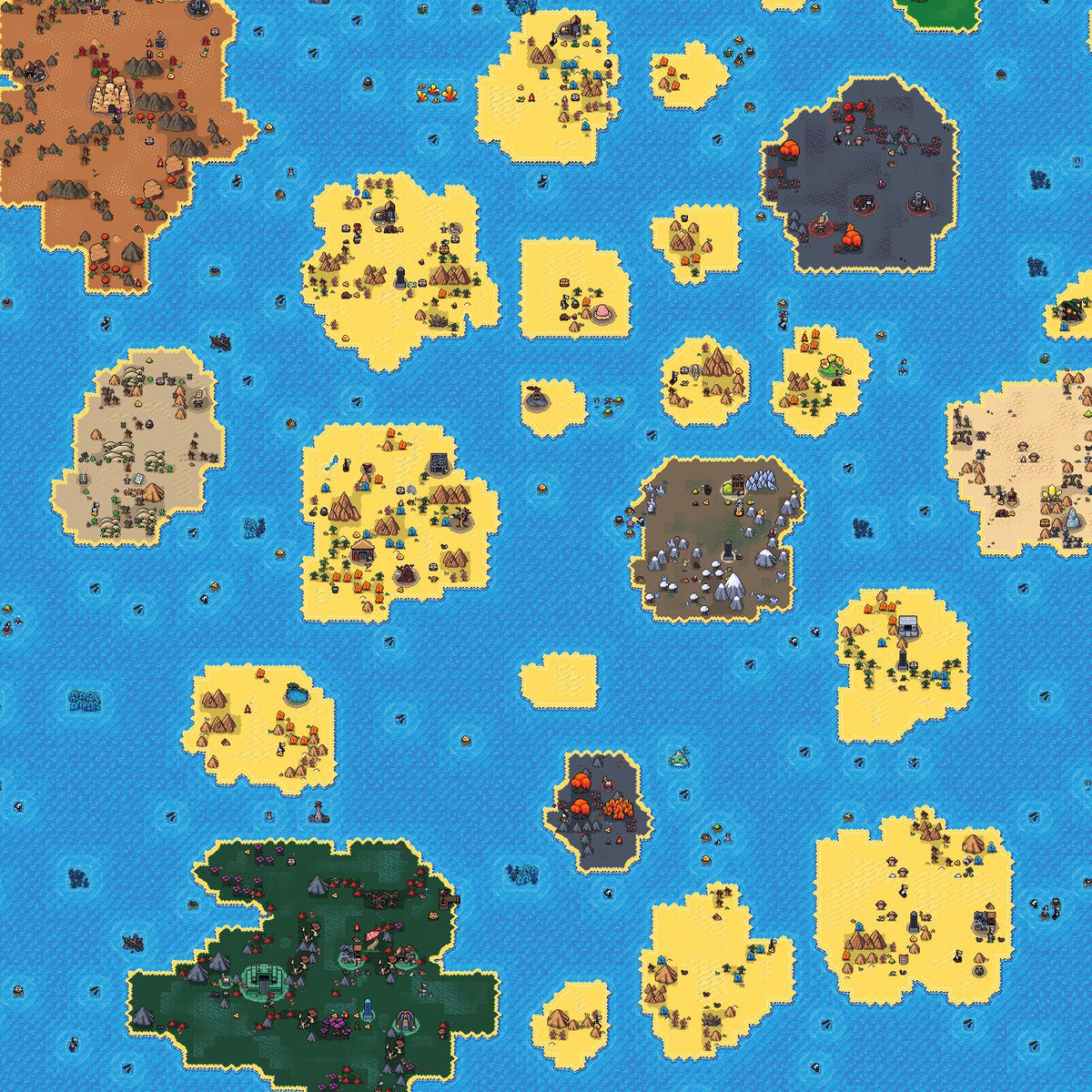 With all the changes to map generation, water graphics, sea buildings, map specific alternate win conditions, etc., I feel like v2.7 is becoming my opportunity to do the v1.1 update the way it should have been done originally #gamedev #heroshour #indiedev #procgen