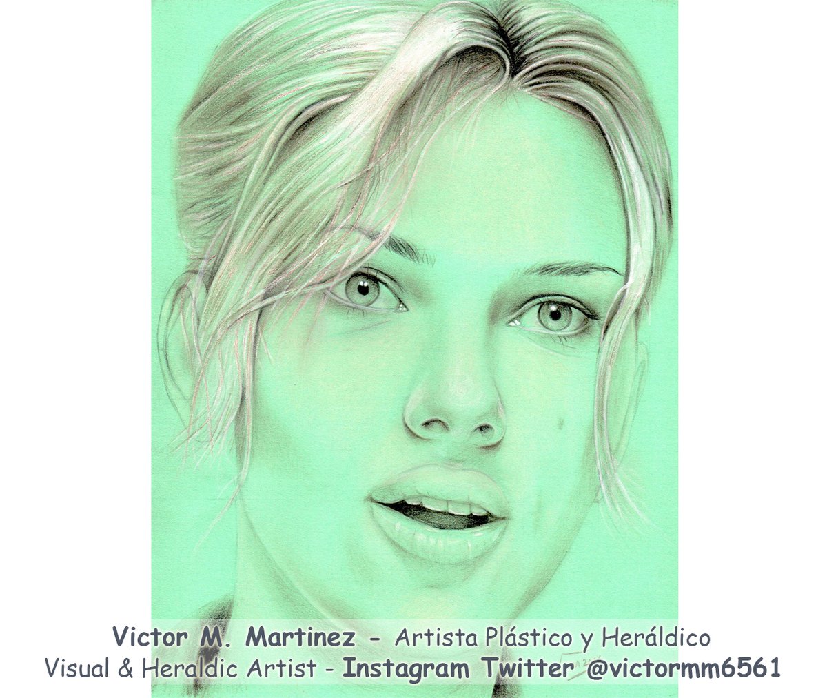 Retrato de Scarlett Johansson, #Portrait of #ScarlettJohansson, por by el #artista Plástico y Heráldico Victor M. Martinez. #dibujo #drawing 28x22 cm. Por favor apoye mi Obra 👈 #Marvel #Disney #BLACKWIDOW #MarvelStudios #arte 🎨 #ArtForSale 💸 #art #Comics #Carabobo #Venezuela