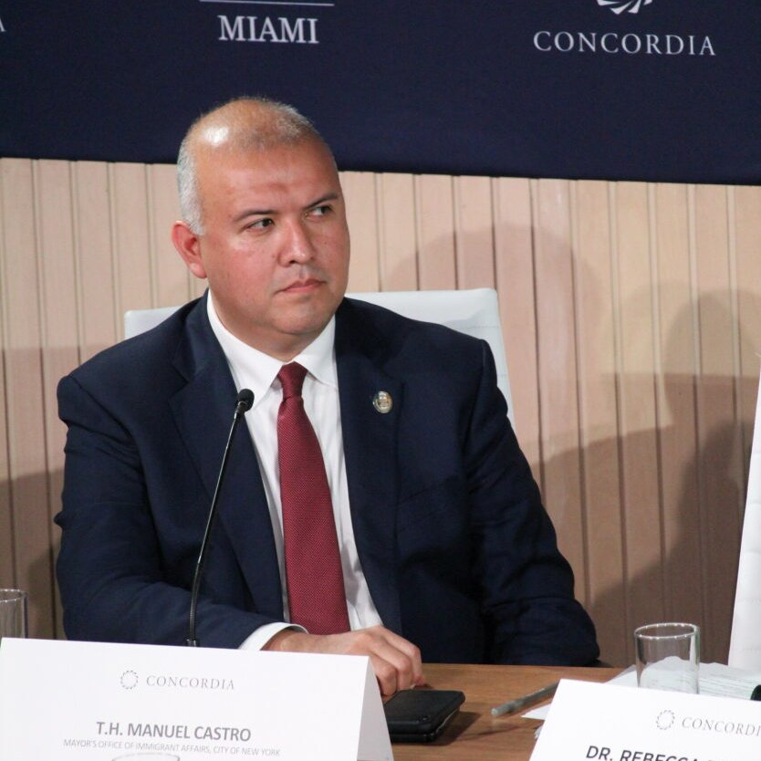 “What is most consequential is the misinformation about immigrants. It is often anti-Latino hatred that is a result of this.” - T.H. @MCastroMOIA, Commissioner of the @NYCImmigrants at #ConcordiaSummit #Concordia24